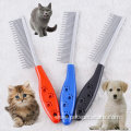 Pet Comb with Long and Short Stainless Teeth